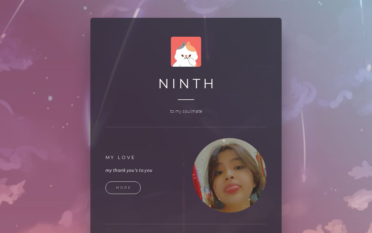 Carrd profile picture for @ninth
